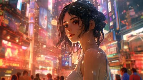 Premium Photo | Fantasy girl digital art illustration