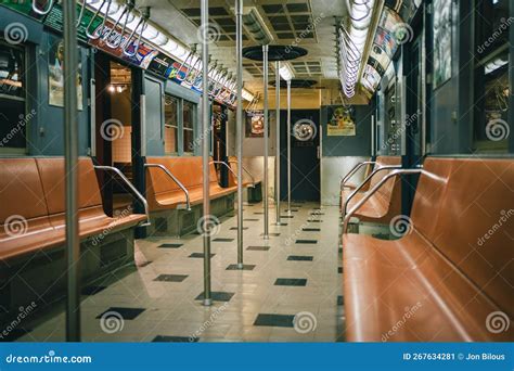 Interior of an Old NYC Subway Car, New York, New York Editorial Photo ...