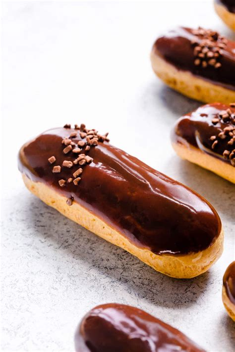 Classic Chocolate Eclairs ~Sweet & Savory