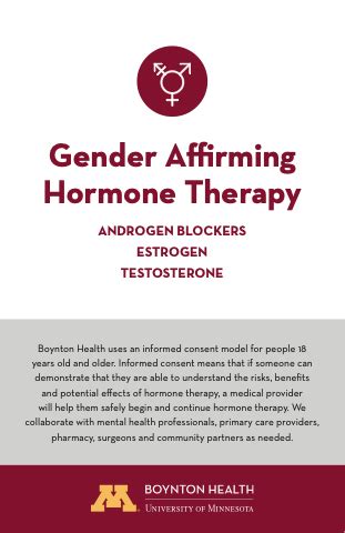 Gender Affirming Hormone Therapy