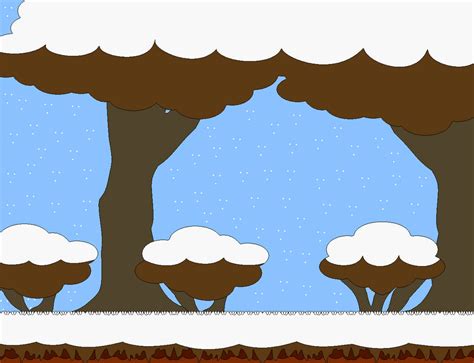 Snowy Forest Background by pikaCOOL360 on DeviantArt