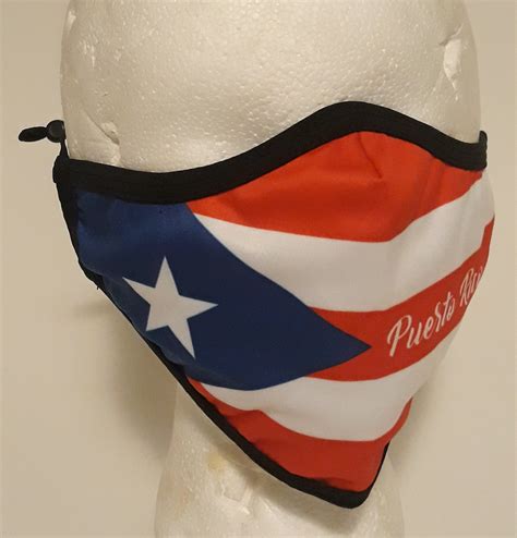 Puerto Rico flag Face Mask – ZIONGATES Culcha Shop