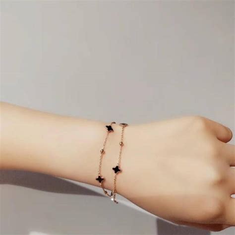 Jual Gelang Tangan Lv 2 Layer / Gelang Tangan Titanium Anti Karat ...