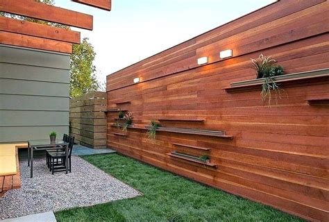 25 Privacy Fence Ideas For Backyard - Modern Fence Designs