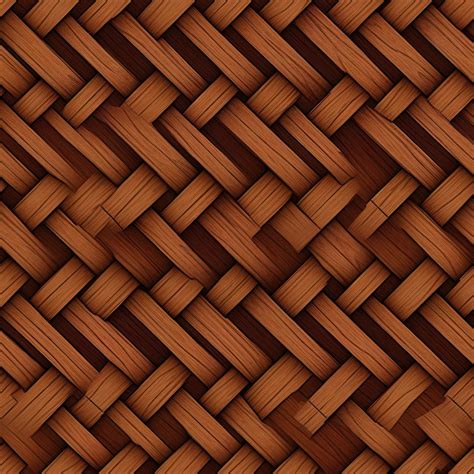 Premium AI Image | a close up of a woven basket made of wood