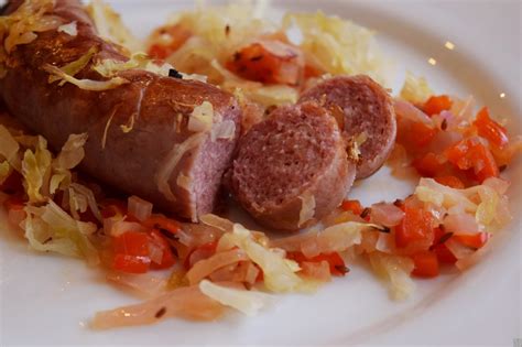 German Sausage and Sauerkraut - Make It Like a Man!