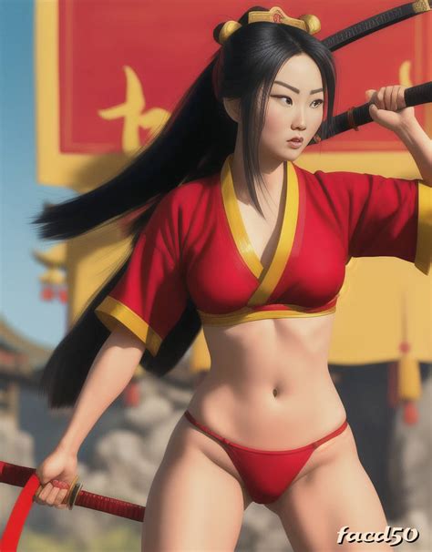 Mulan Bikini Princess by facd50 on DeviantArt