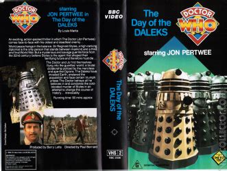 Doctor Who: The Day of the Daleks | VHSCollector.com