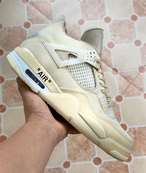 Off-White Air Jordan 4 Sail CV9388-100 | SneakerNews.com