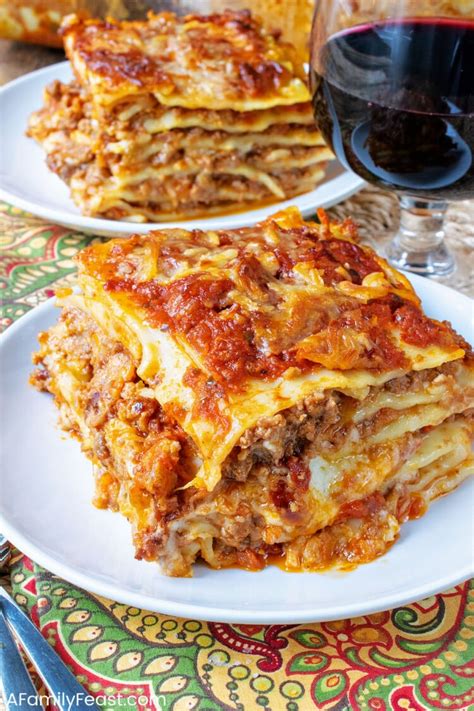 Lasagna Bolognese - A Family Feast®