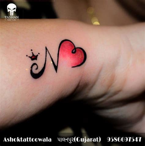 N heart tattoo – Artofit