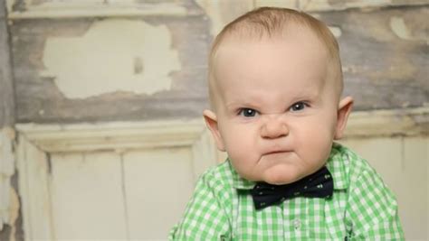 Grumpy Baby Becomes Instant Internet Sensation