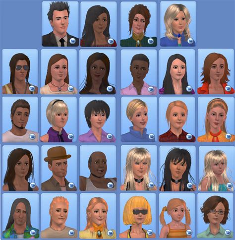 Sims 1 Characters