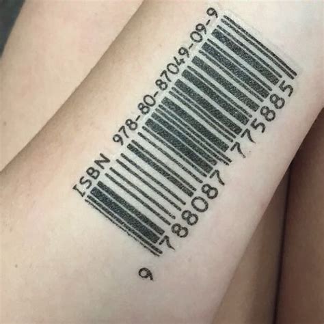 Barcode Tattoo On Neck Meaning : Barcode Tattoos Designs, Ideas and ...