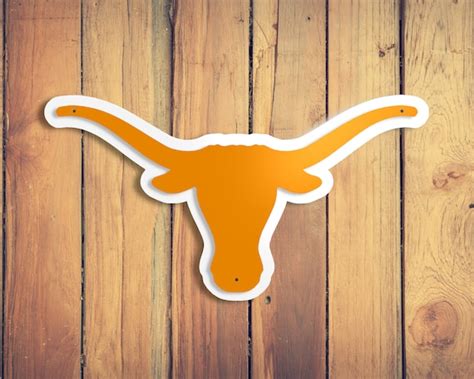 Layered Metal Texas Longhorns Logo Sign Double Layered Logo - Etsy