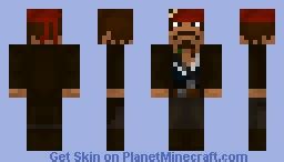 Jack Sparrow Minecraft Skin