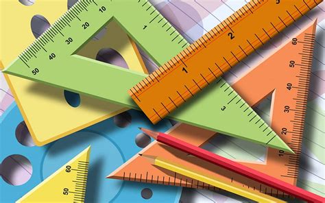 Rulers, scale, geometry, math, HD wallpaper | Peakpx