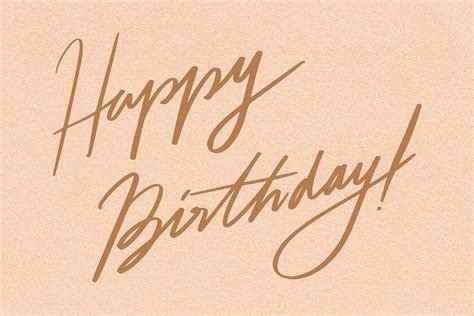 Happy Birthday In Cursive Letters | Images and Photos finder