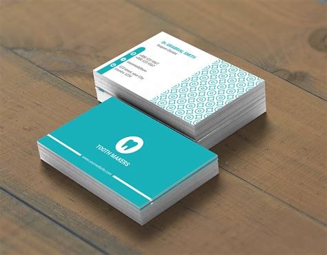 Minimal Dentist Business Card Design on Behance