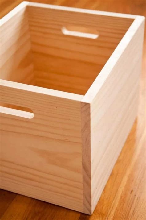 Build A Wooden Storage Box