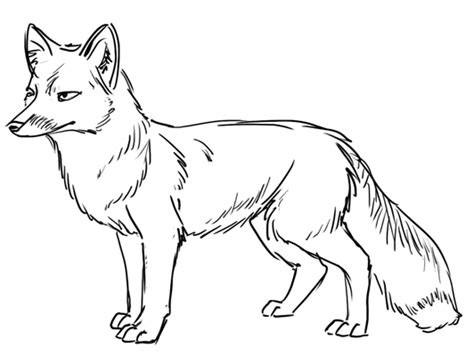 Free Fox Clipart Black And White, Download Free Fox Clipart Black And ...