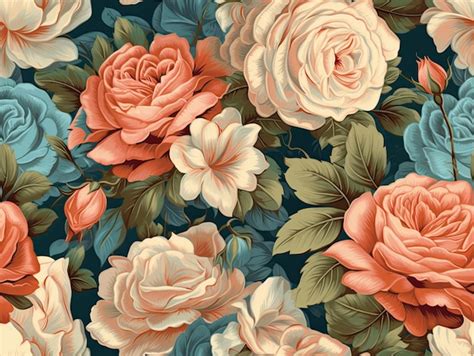 Share more than 79 vintage floral wallpaper best - 3tdesign.edu.vn