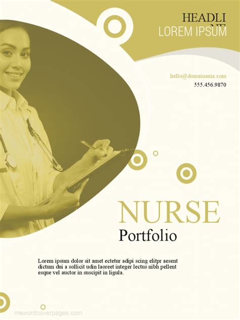 Nurse Portfolio Cover Page 5 | PDF