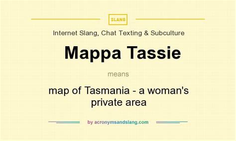 Map Of Tasmania Slang