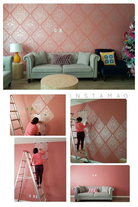 Wall Stencil Designs For Living Room - rishabhkarnik