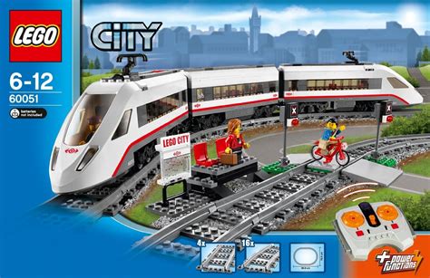 LEGO High-Speed Passenger Train 60051 Summer 2014 Set Photos - Bricks ...