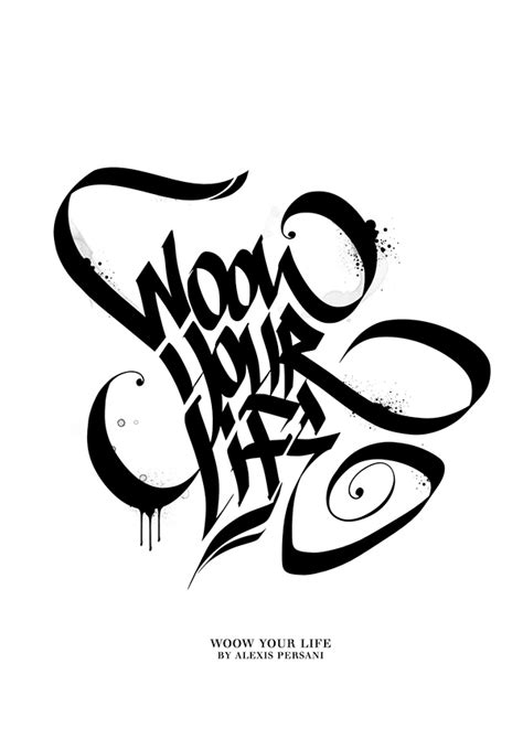 Black & white Calligraphy /// on Behance