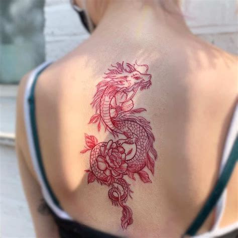 40+ Amazing Red Dragon Tattoo Design Ideas (2024 Updated) | Dragon ...