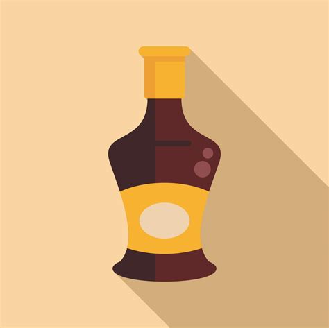 Soy sauce food icon flat vector. Japan bottle 22882730 Vector Art at ...