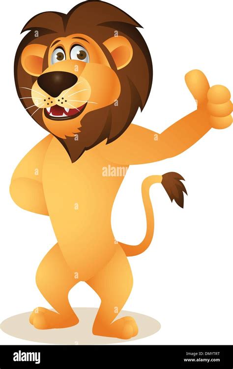 Funny lion cartoon Stock Vector Image & Art - Alamy