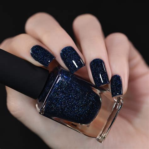 ILNP You Up? - Deep Navy Blue Holographic Nail Polish