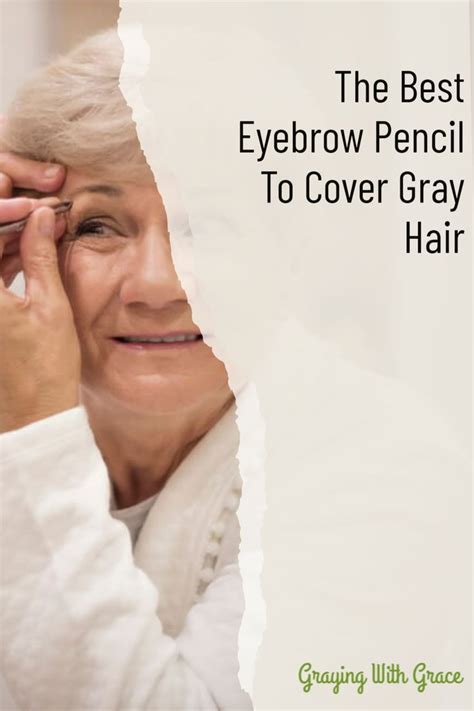 The Best Eyebrow Pencil To Cover Gray Hair - Graying With Grace | Best ...