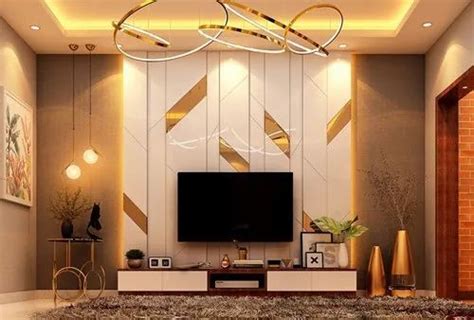 Modern Tv Unit Interior Design For Home at Best Price in Gurugram ...