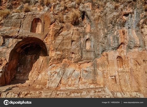 Caesarea Philippi ruins at the Golan, Israel Stock Photo by ©rasika108 ...