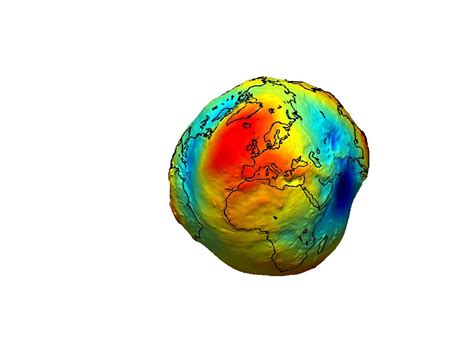 ESA - The Earth's gravity field (geoid)