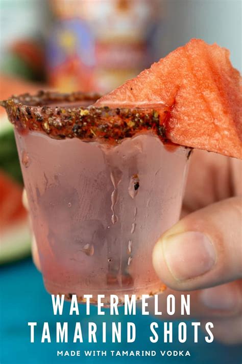 Watermelon Vodka Tamarind Shots | Recipe | Shot recipes, Yummy ...