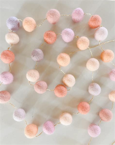 Easy DIY Felt Ball Garland - Fox Farm Home