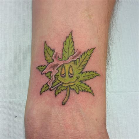 Pot leaf tattoo. by Echo-Tattooz on DeviantArt