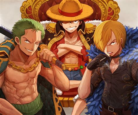 Luffy And Zoro And Sanji