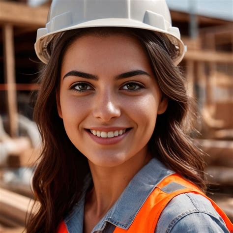 Premium Photo | Woman civil engineer with blueprints at construction ...