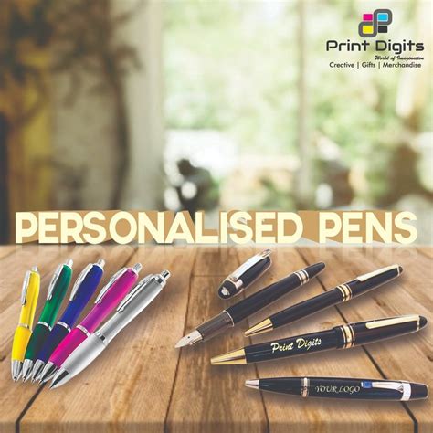 Print Digits Individual Packing Personalized Metal Pens / corporate ...