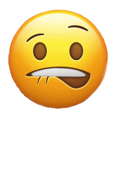 Lip Bite Emoji PNG Images Transparent Free Download