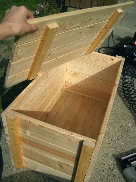 Woodwork Wood Storage Box Plan PDF Plans