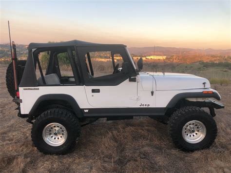 1990 Jeep Wrangler YJ, 4.2L, 6Cyl, Lifted, Fuel Injected, California ...