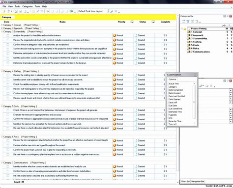 5 Project Task List Excel Template - Excel Templates