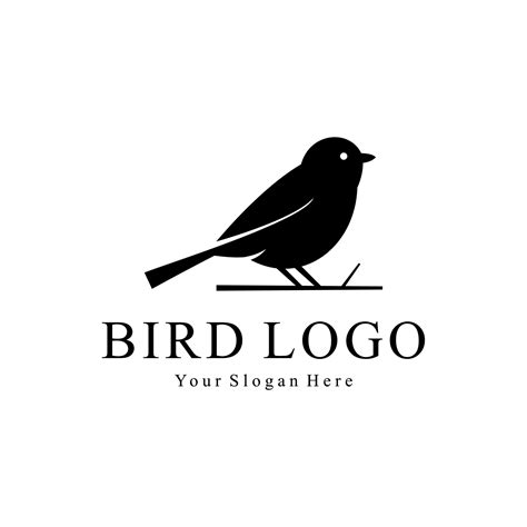 black bird logo 12665400 Vector Art at Vecteezy